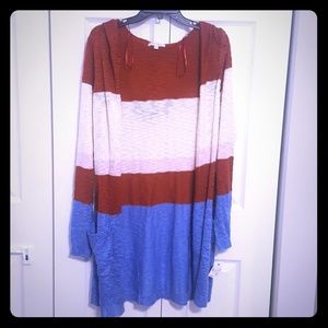Medium Striped cardigan With pockets